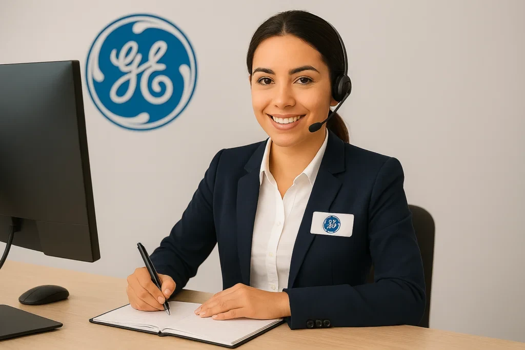 Técnico General Electric realizando mantenimiento preventivo en Costa Rica