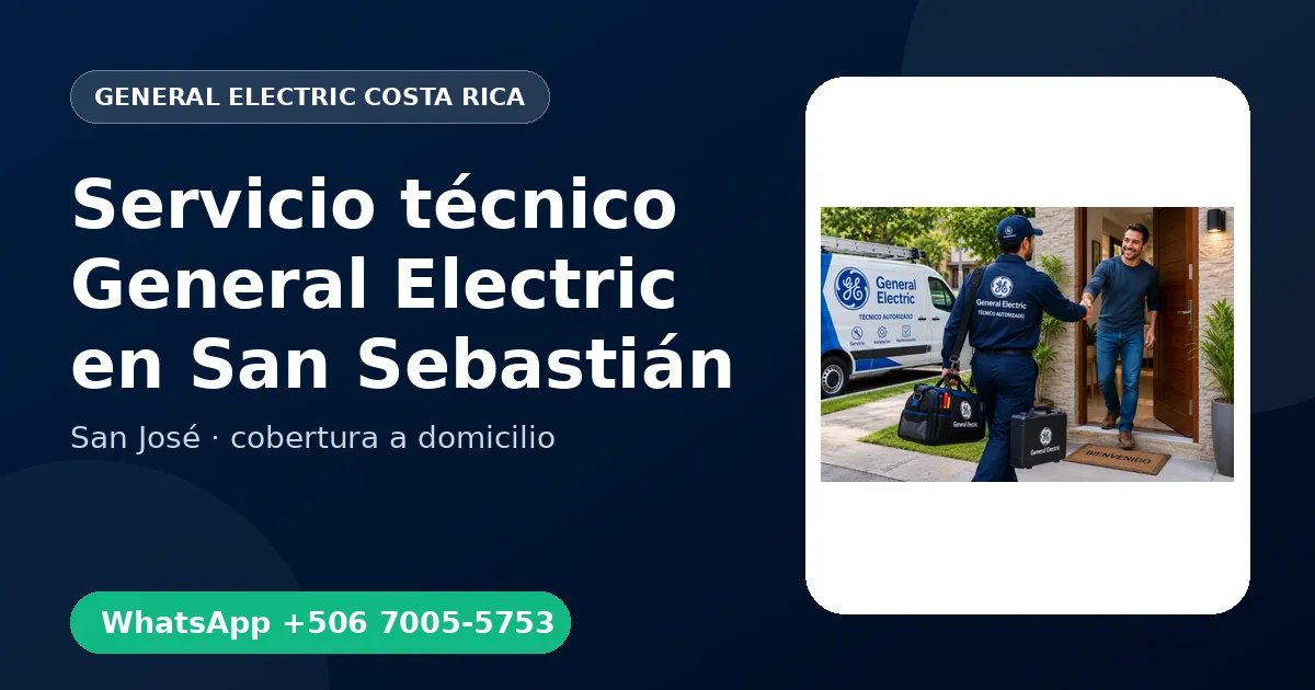 Técnico a domicilio General Electric en San Sebastián